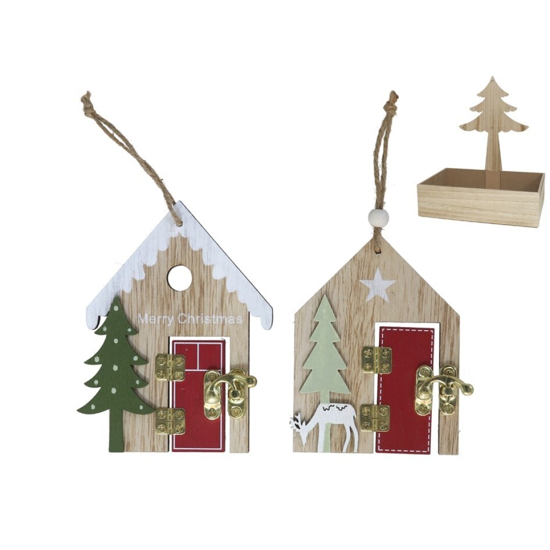 COLGANTE PUERTA CASITA 7.5X10CM 900900
