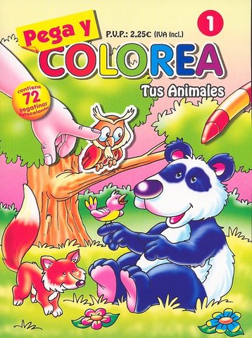 COLOREA ANIMALES 900600
