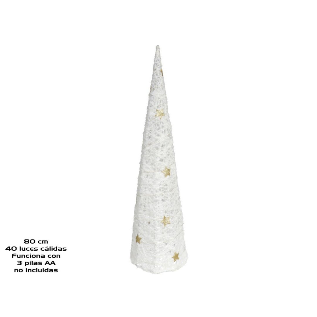 CONO 4OLUCES C/ESTRELLAS 40CM  9068500