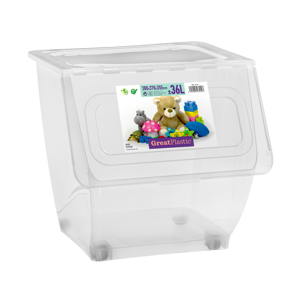 CONTENEDOR APILABLE 36L C/RUE 9074500