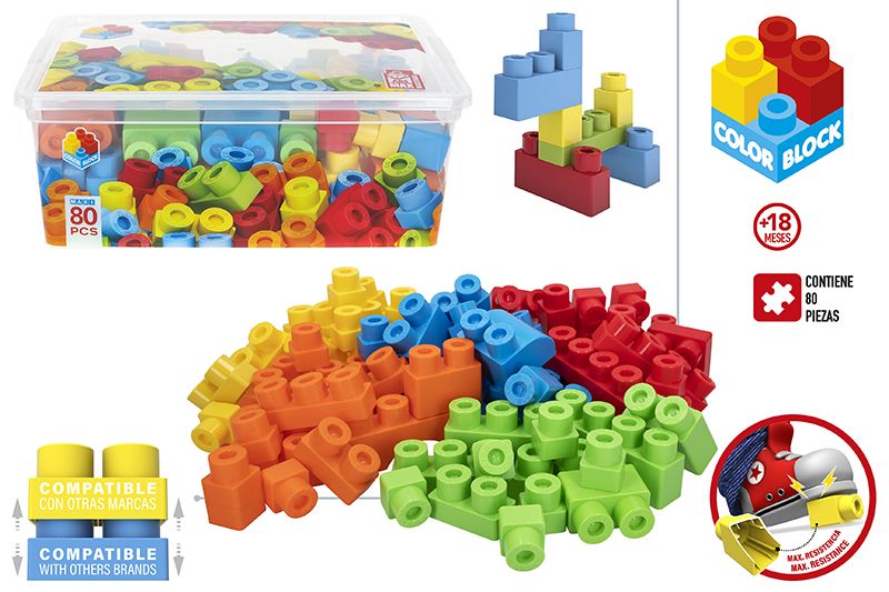CONTENEDOR COLOR BLOCK 80PC 911800