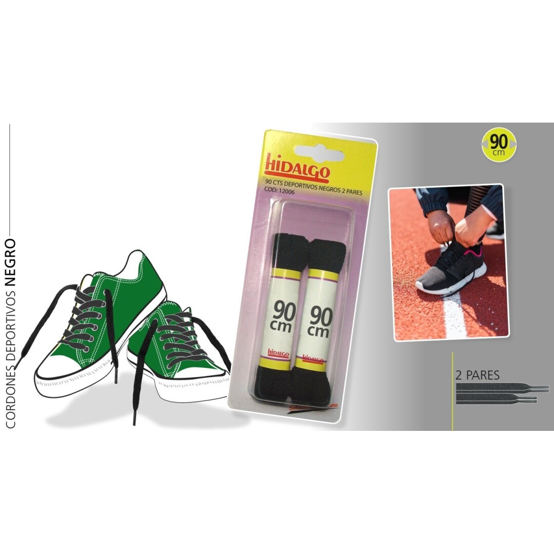 CORDON NEGRO 90CM 2PARES 900500