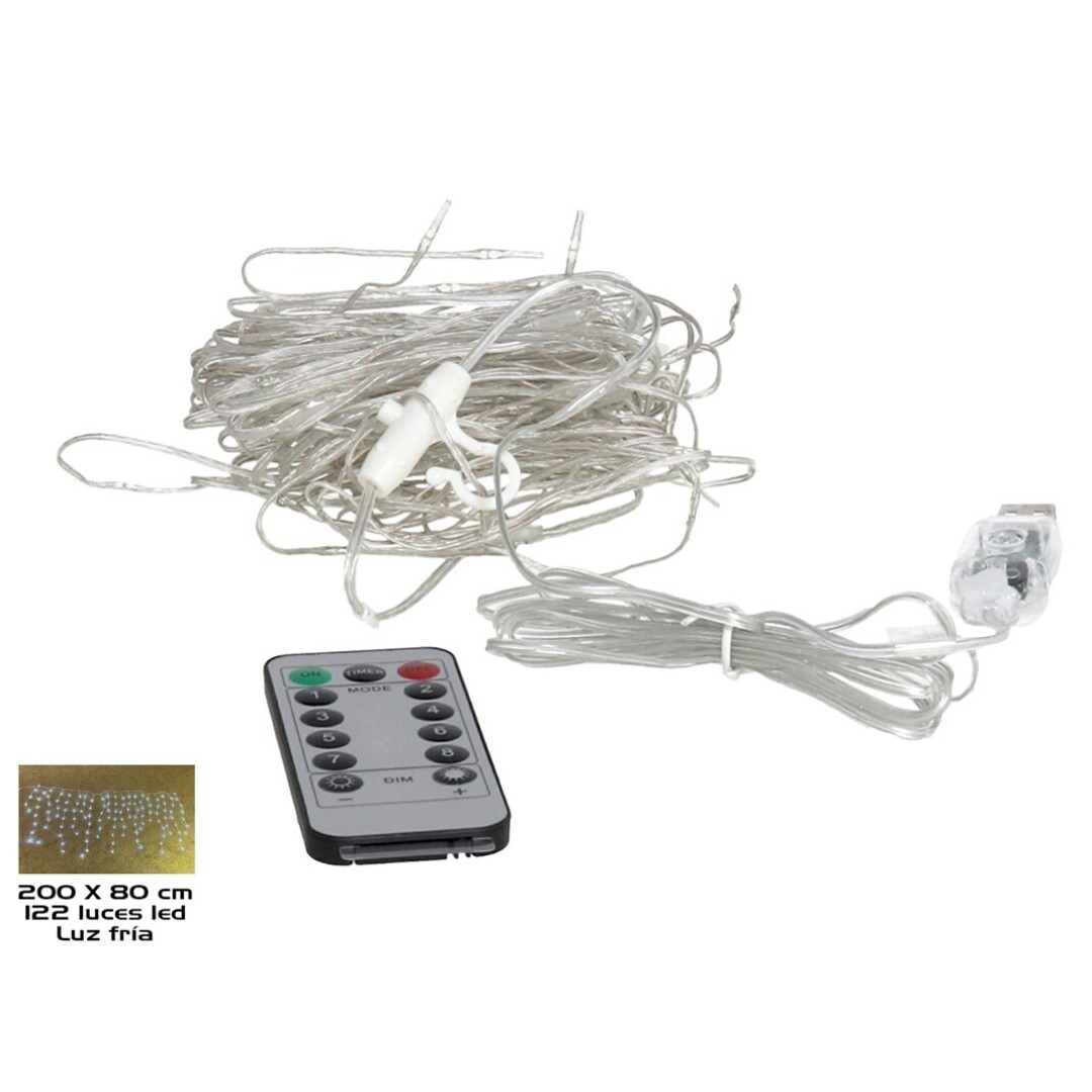 CORTINA C/MANDO 122LEB BL.FRIO 200X80 914500