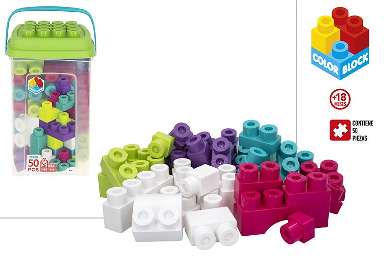 CUBO 50PCS COLOR BLOCK TRENDI 908000