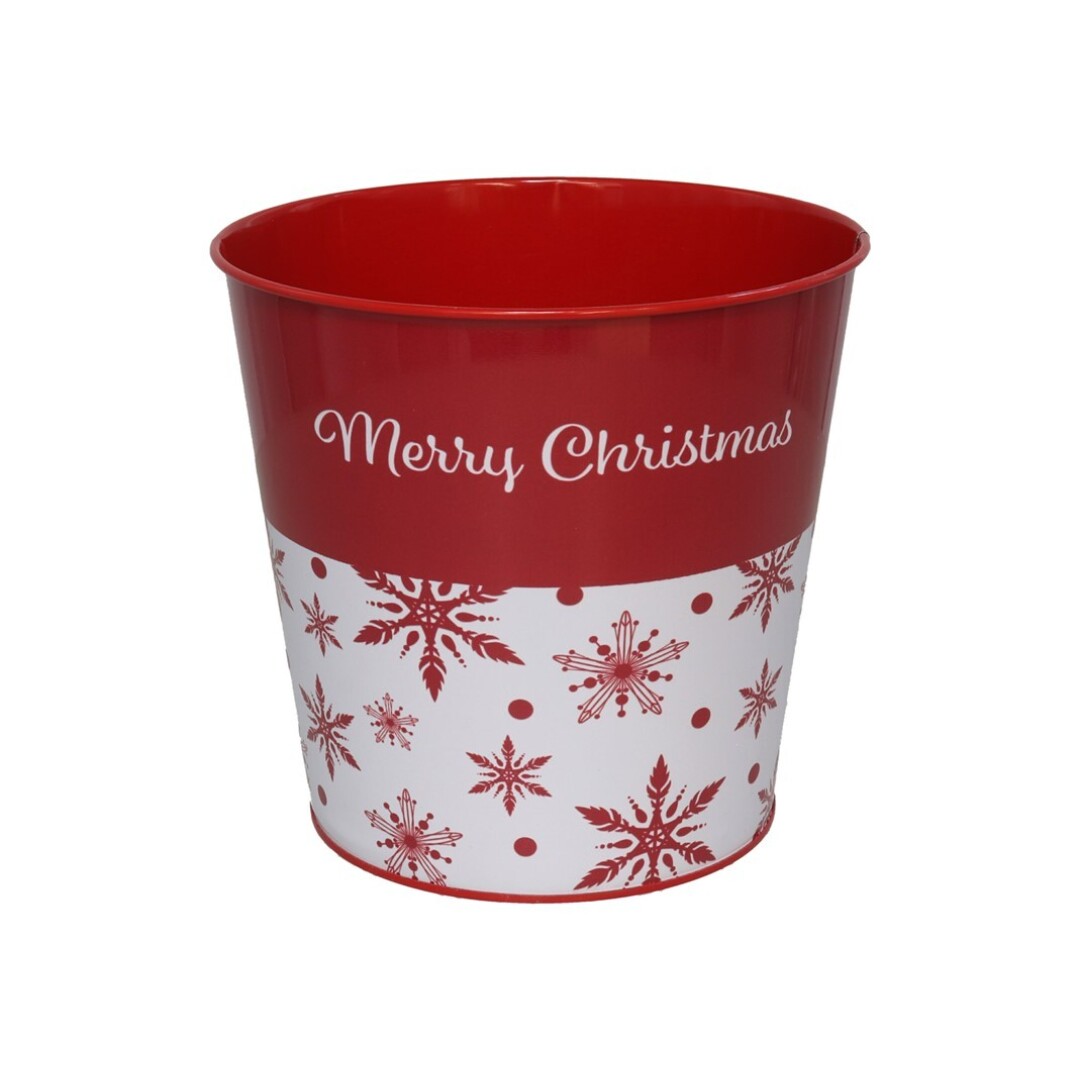 CUBO METAL MERRY CHRISTMAS 17X16 9024500