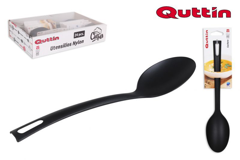 CUCHARA NEGRA NYLON 29CM 9007500