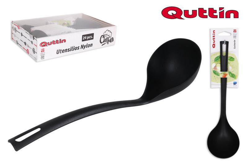 CUCHARON NEGRO NYLON 29CM 9007500