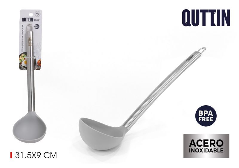 CUCHARON SILICONA M/ACERO 902100