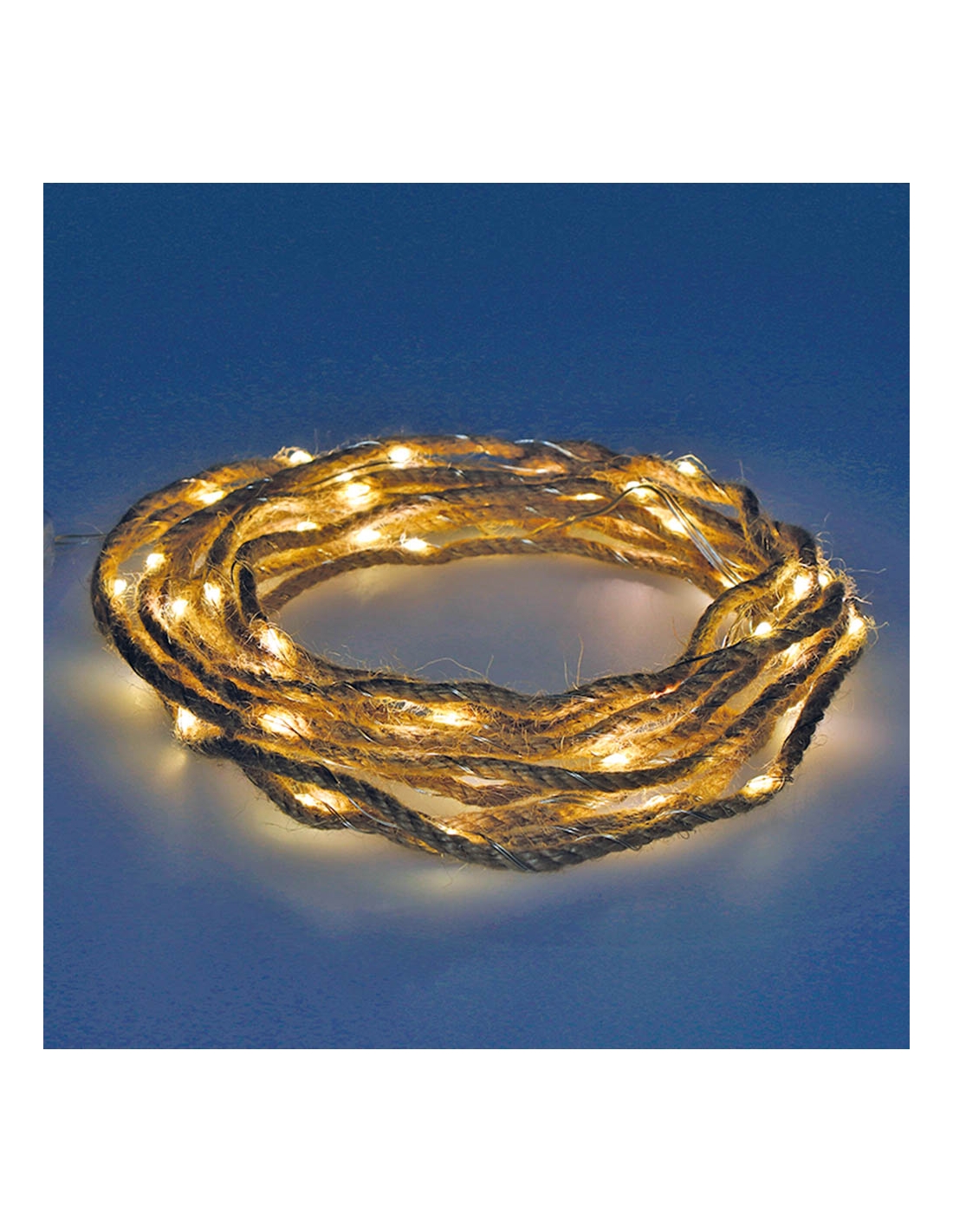CUERDA 5M 50LED FIJA LUZ CALIDA 903800
