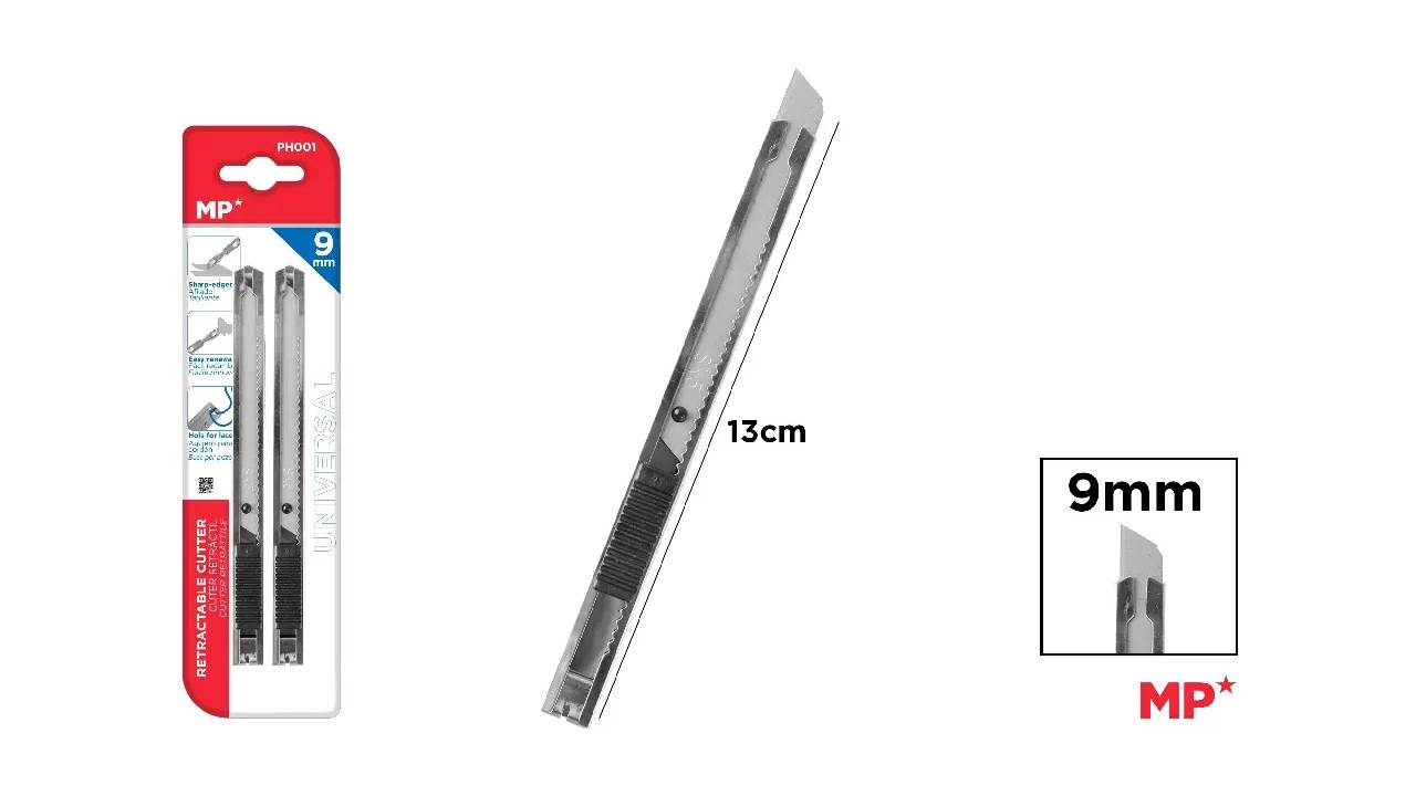 CUTTER METALICO 9MM 900600