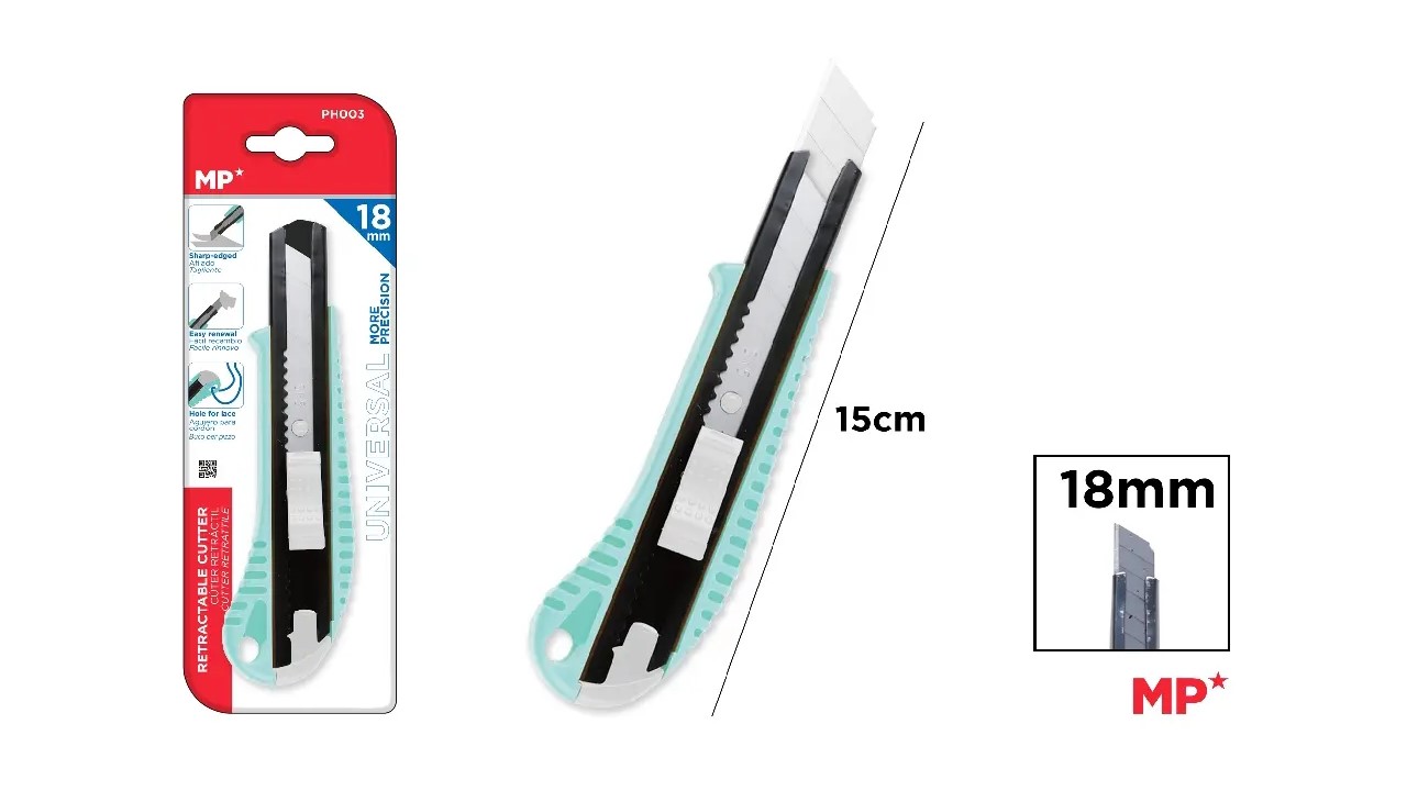 CUTTER PLASTICO 18MM 900900