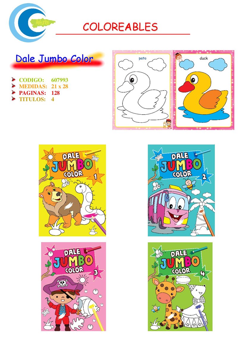 DALE JUMBO COLOR 901850
