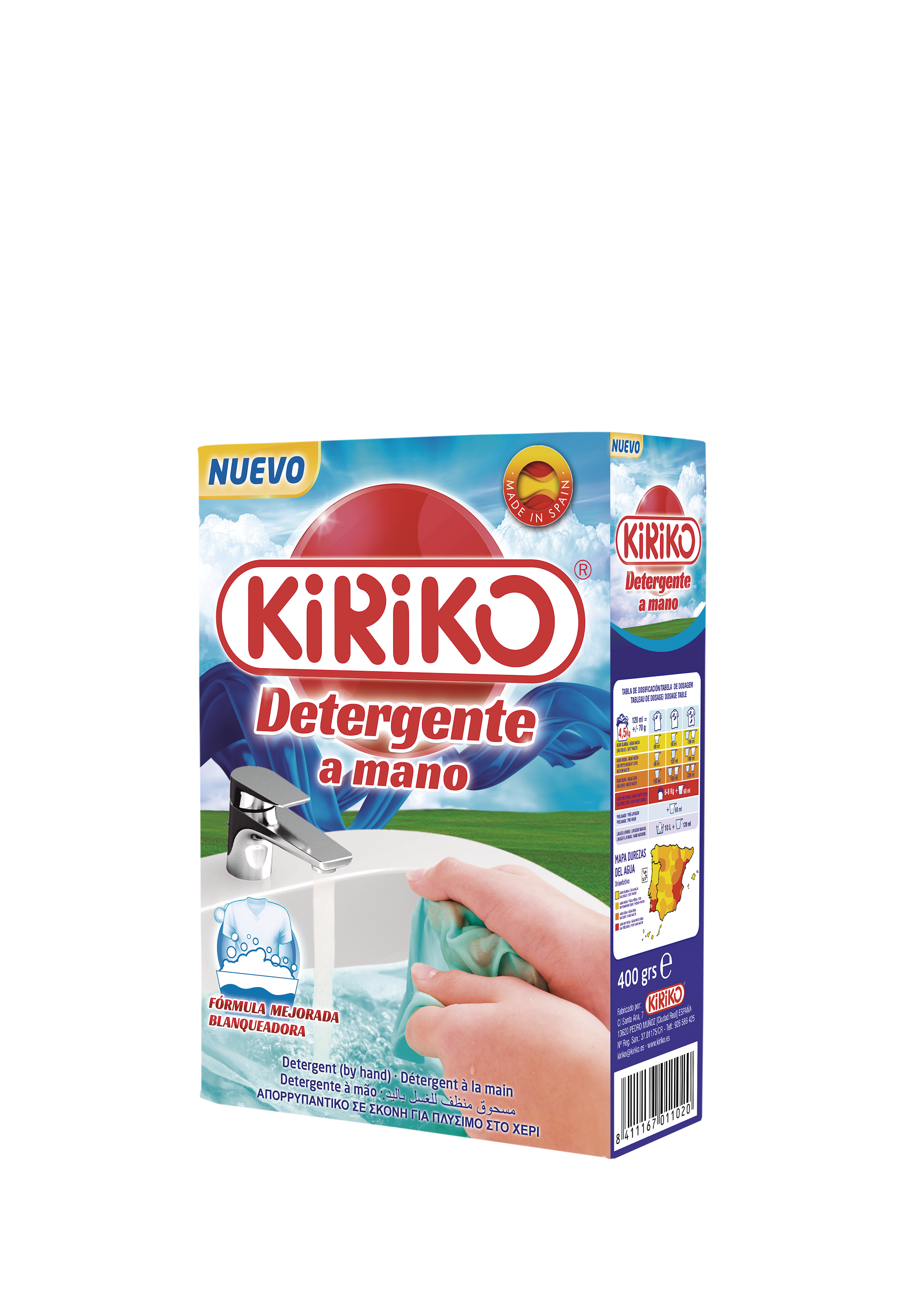 DETERG.A MANO KK 400GR 901000