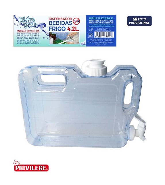 DISPENSADOR AGUA FRIGO 4.2L 9078500