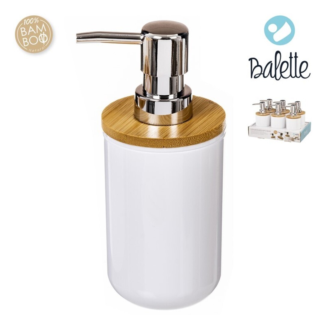 DISPENSADOR JABON BAÑO C/BAMBU 9023500