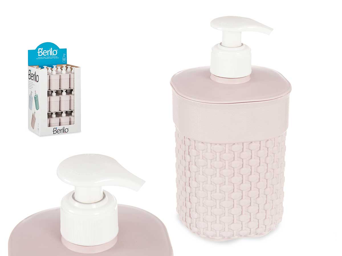 DOSIFICADOR BAÑO ROSA 580ML 9014500