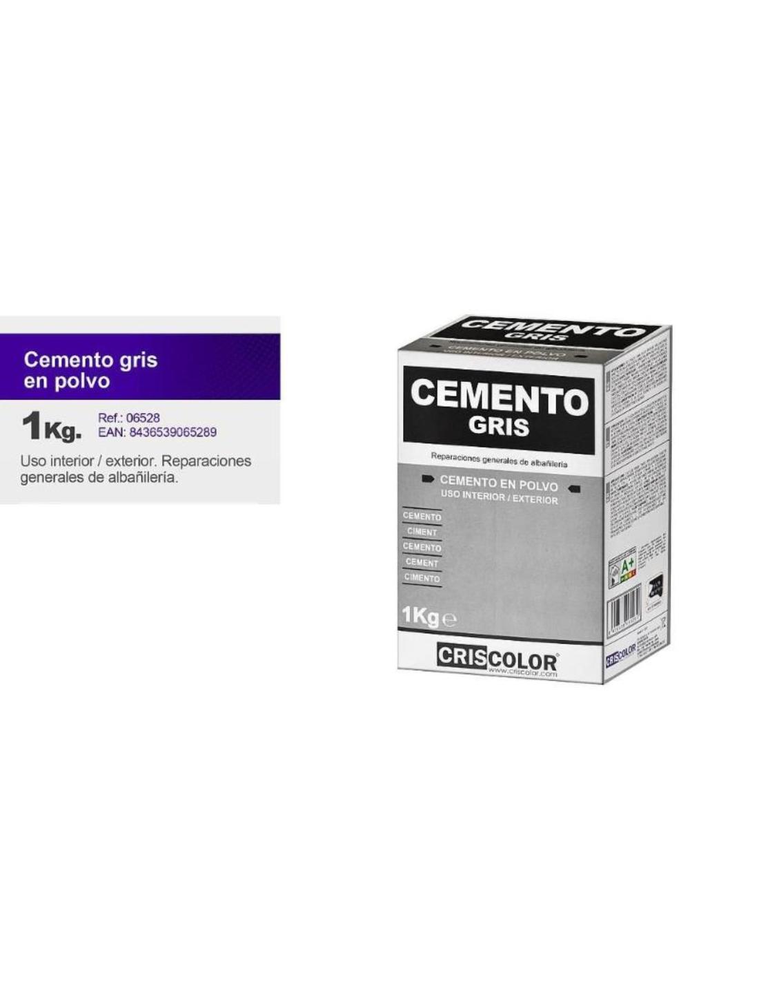 ECOBRICO CEMENTO GRIS 1 KG 90120000