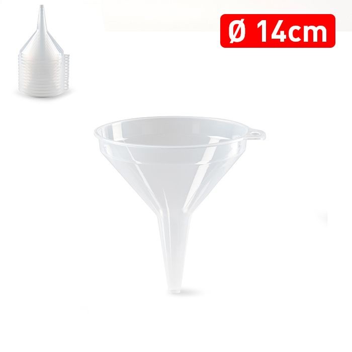 EMBUDO 14CM TRANSPARENTE 9004400