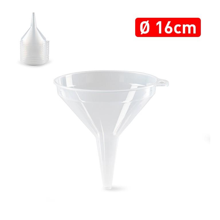 EMBUDO 16CM TRANSPARENTE 900600
