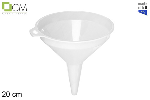 EMBUDO 20CM BLANCO 9005500
