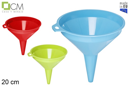EMBUDO 20CM COLOR 9005500