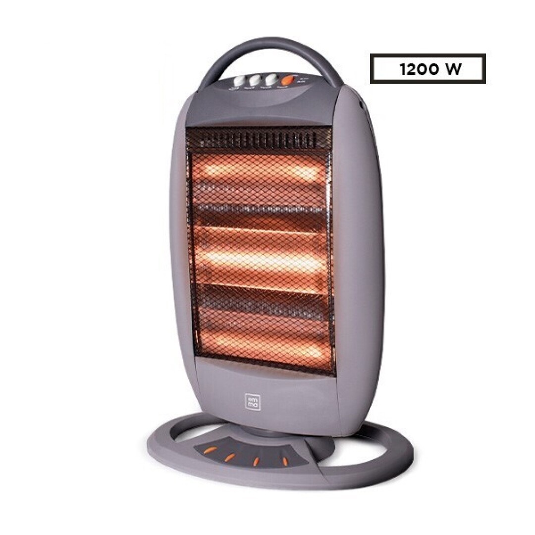 EMMA CALEFACTOR HALOGENO GRIS 1200W 9149500