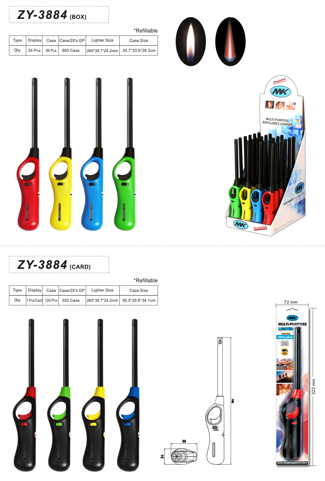 ENCENDEDOR COCINA MAXI ZY3884  901000