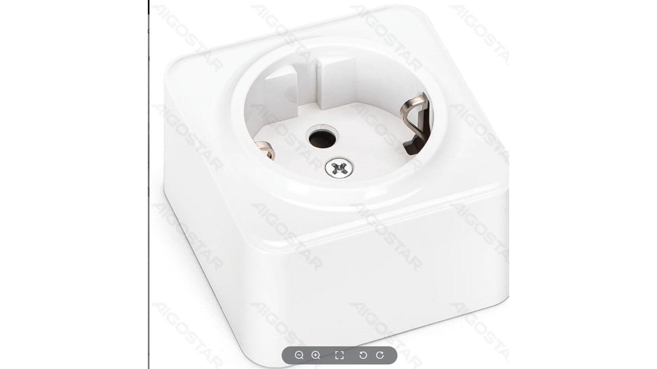 ENCHUFE SUPERFICIE 1VIA BLANCO