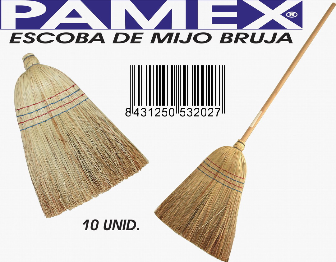ESCOBA DE MIJO BRUJA 905200
