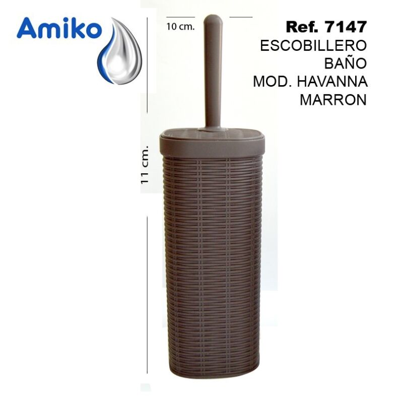 ESCOBILLERO BAÑO HAVANNA MARRON 9046000