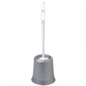 ESCOBILLERO WC PLATA 90200