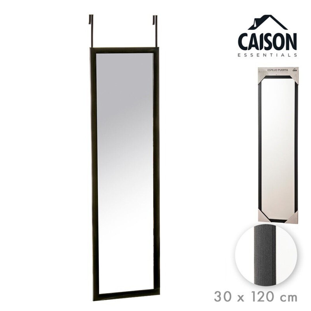 ESPEJO PUERTA 30X120 NEGRO 913000