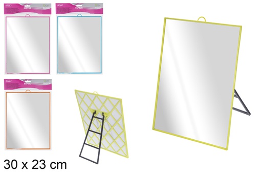 ESPEJO RECT.30X23 C/SOPORTE 9013800