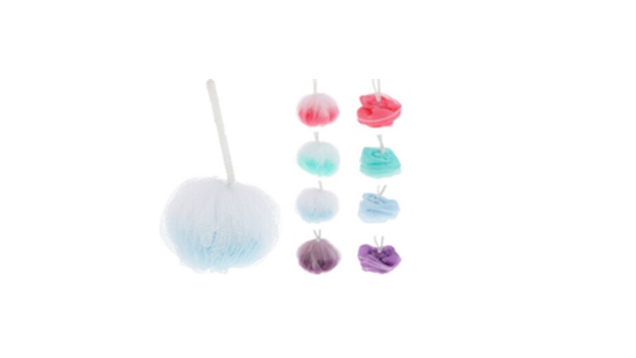 ESPONJA BAÑO FLOR 14CM 900900