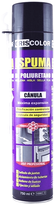 ESPUMA POLIURETANO 750ML C/CANULA  90475000