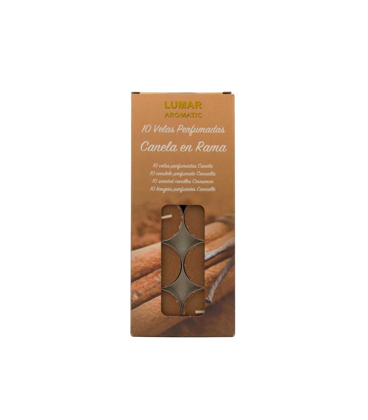 ESTUCHE 10 VELAS TE CANELA 90100