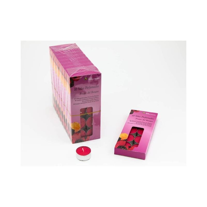 ESTUCHE 10VELAS TE F.BOSQUE 90100