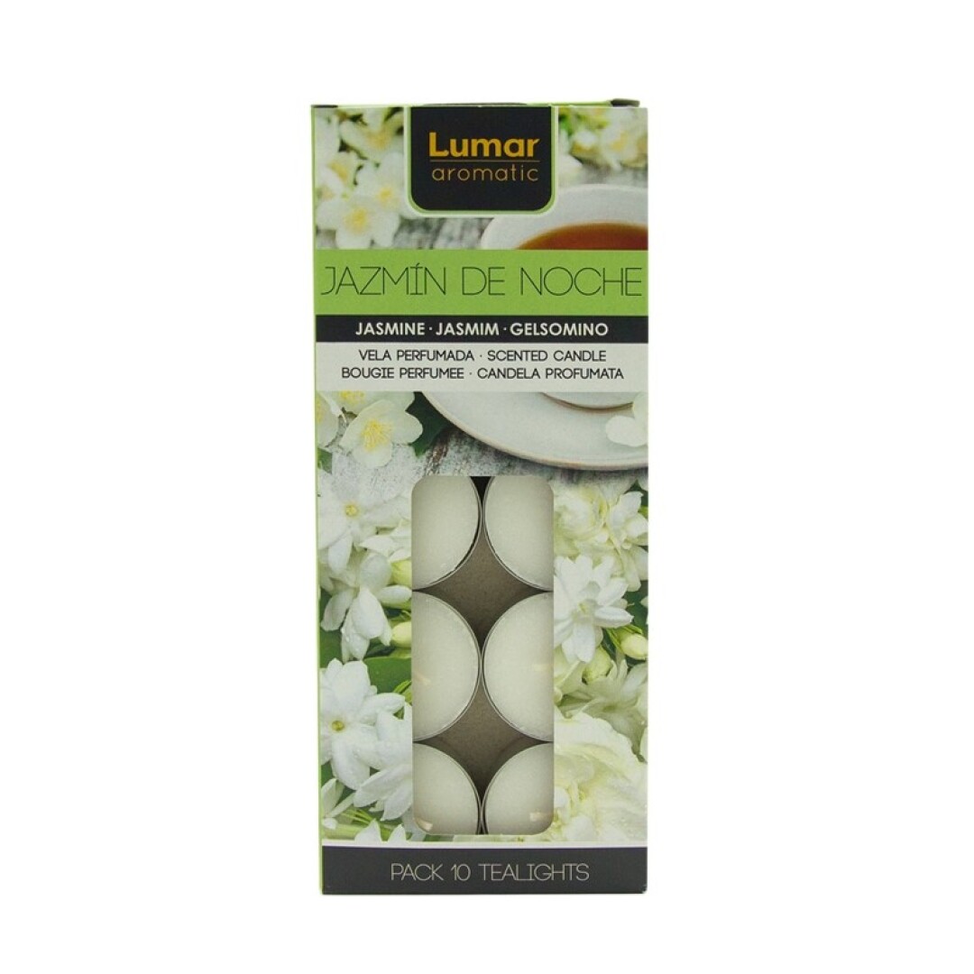 ESTUCHE 10VELAS TE JAZMIN 90100