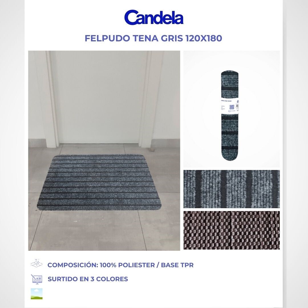 FELPUDO TENA GRIS 120X180 917600