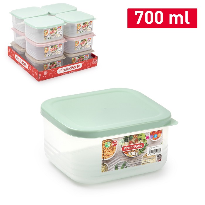 FIAMBRERA BENTO CUADR. 700ML VRM 900900