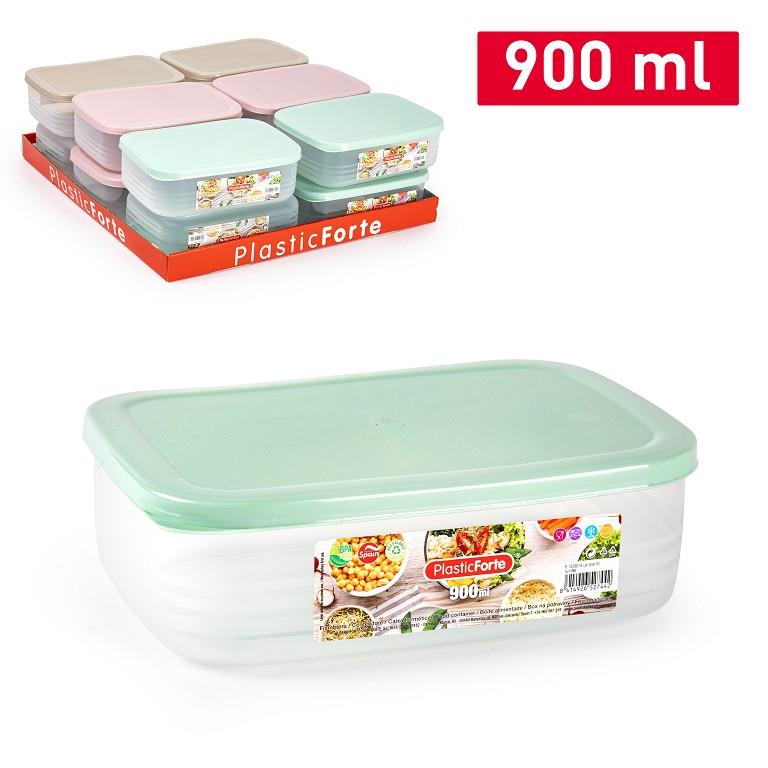 FIAMBRERA BENTO RECT. 900ML VRM 901100