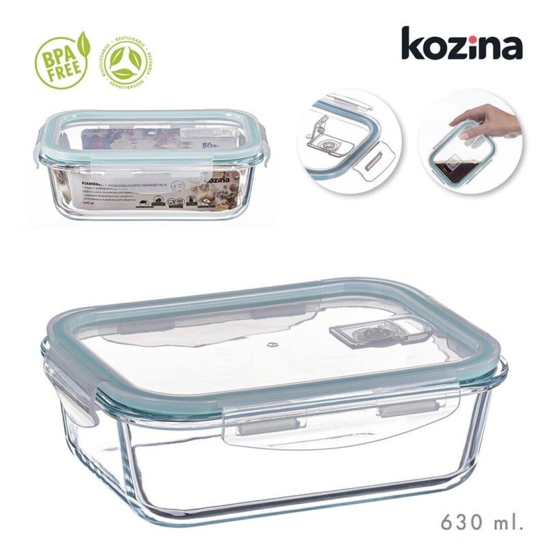 FIAMBRERA KOZINA RECT. 630ML 9028500