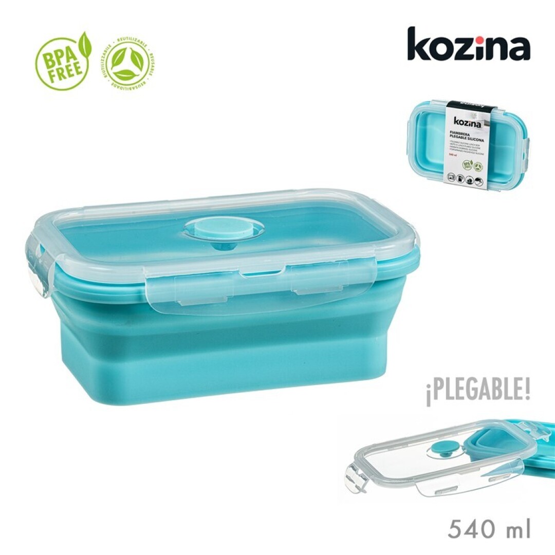 FIAMBRERA SILICONA PLEG.AZUL 540ML 903000