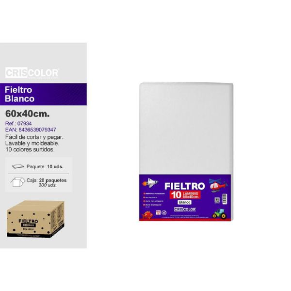 FIELTRO BLANCO 40X60 9004800