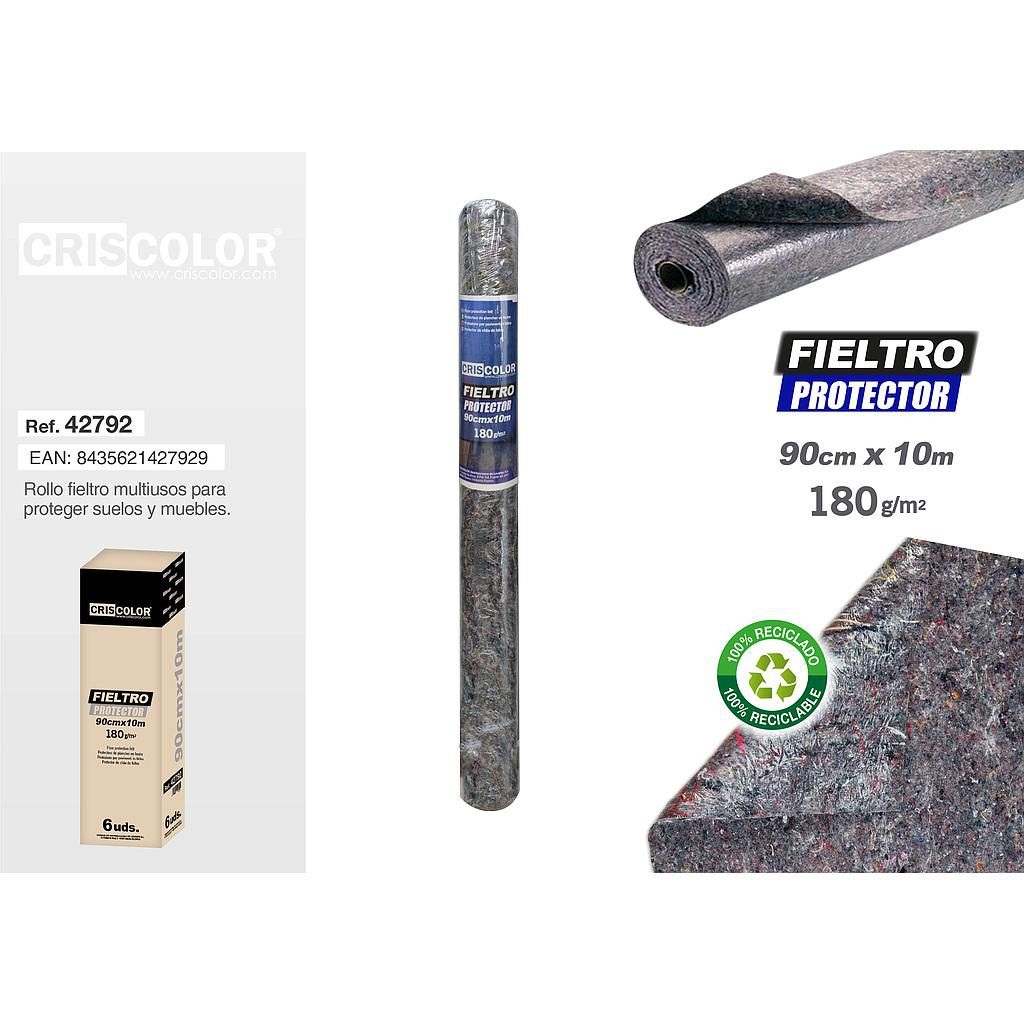 FIELTRO PROTECTOR SUELO 90CMX10M 9054500