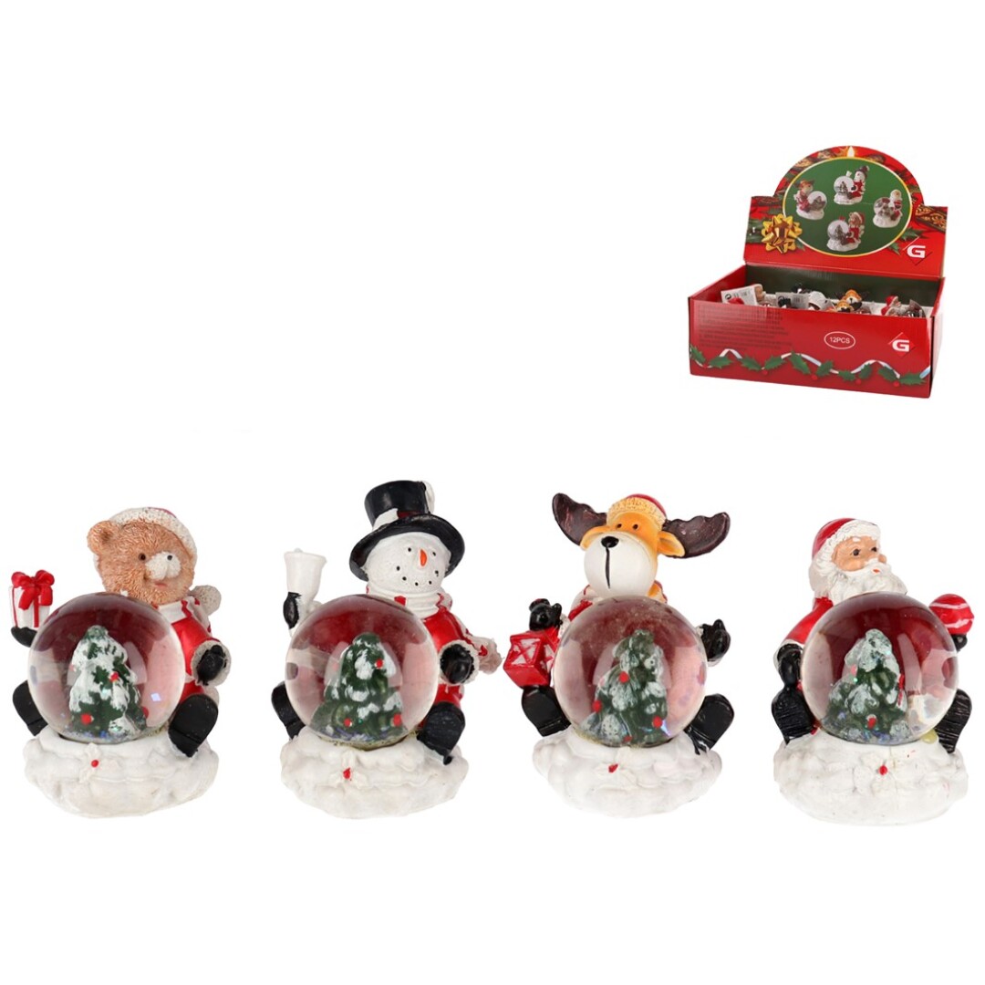 FIGURA C/BOLA DE AGUA 8CM 901400