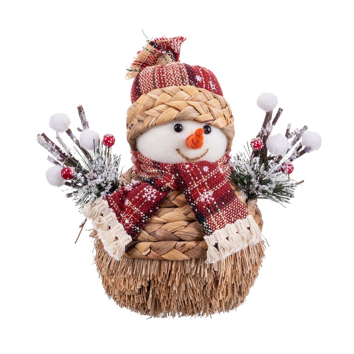 FIGURA MUÑECO NIEVE POLYFOAM  20X12X17 908800