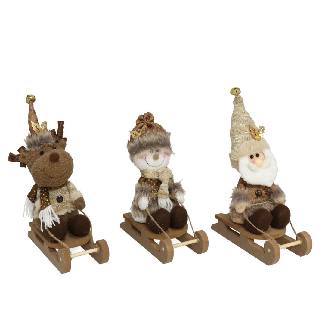FIGURA NAVIDAD EN TRINEO 29X25X11 9075500