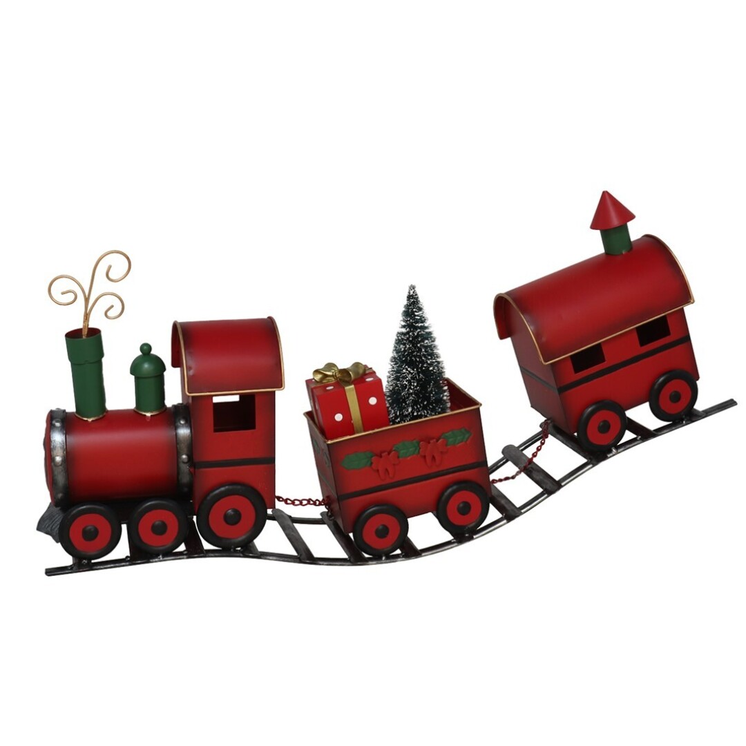 FIGURA TREN NAVIDEÑO 62X13X32 937300