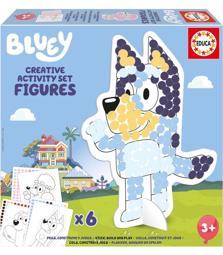 FIGURAS BLUEY CREATIVE SET 9091000